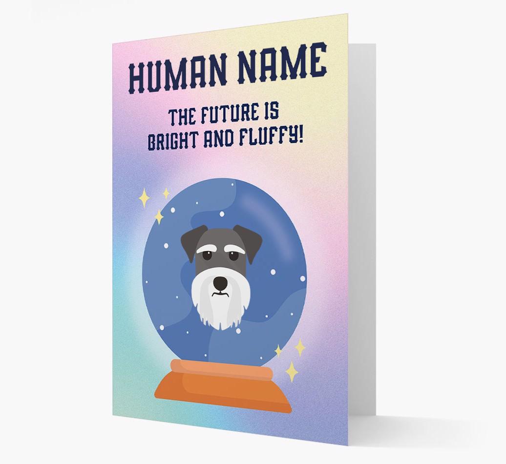 The Future Is Bright And Fluffy: Personalized {breedFullName} Card