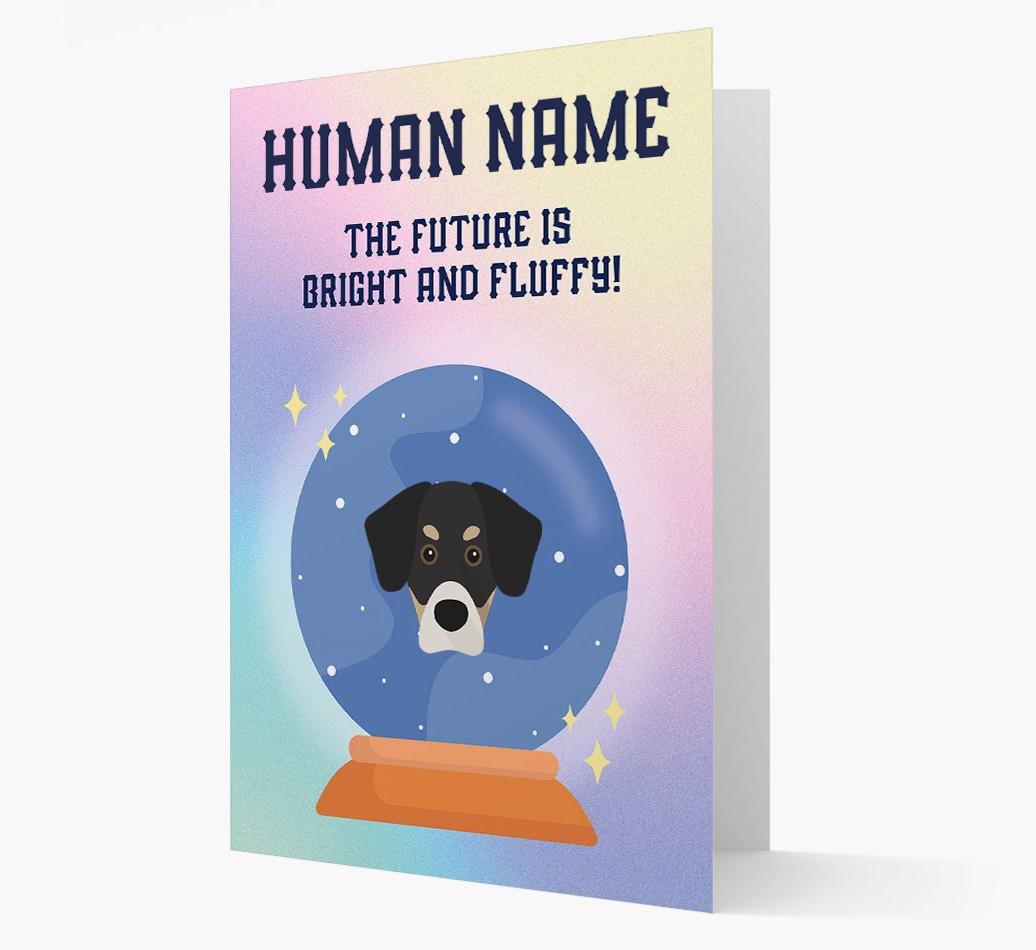 The Future Is Bright And Fluffy: Personalized {breedFullName} Card