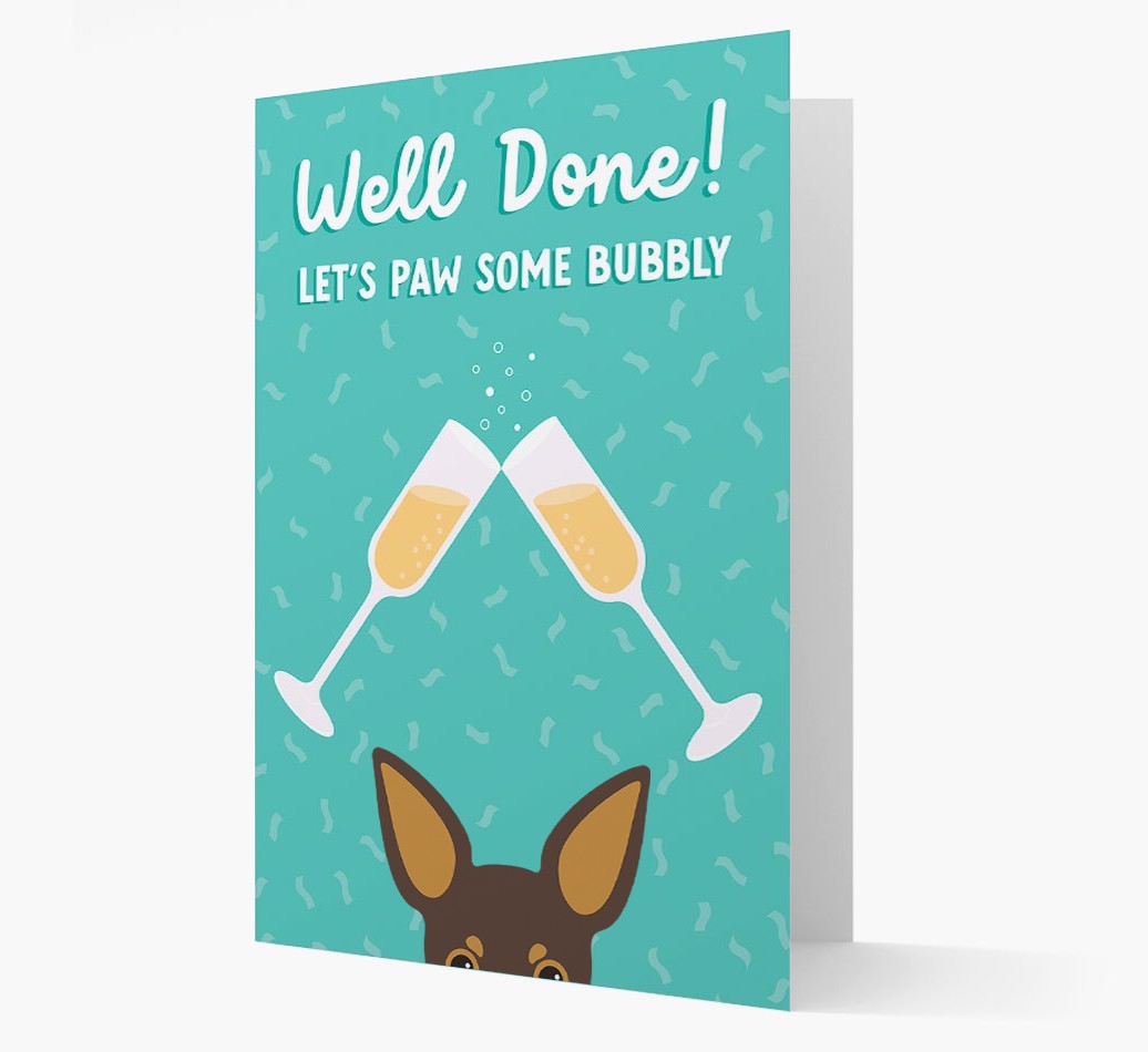 Let's Paw Some Bubbly: Personalised {breedFullName} Card