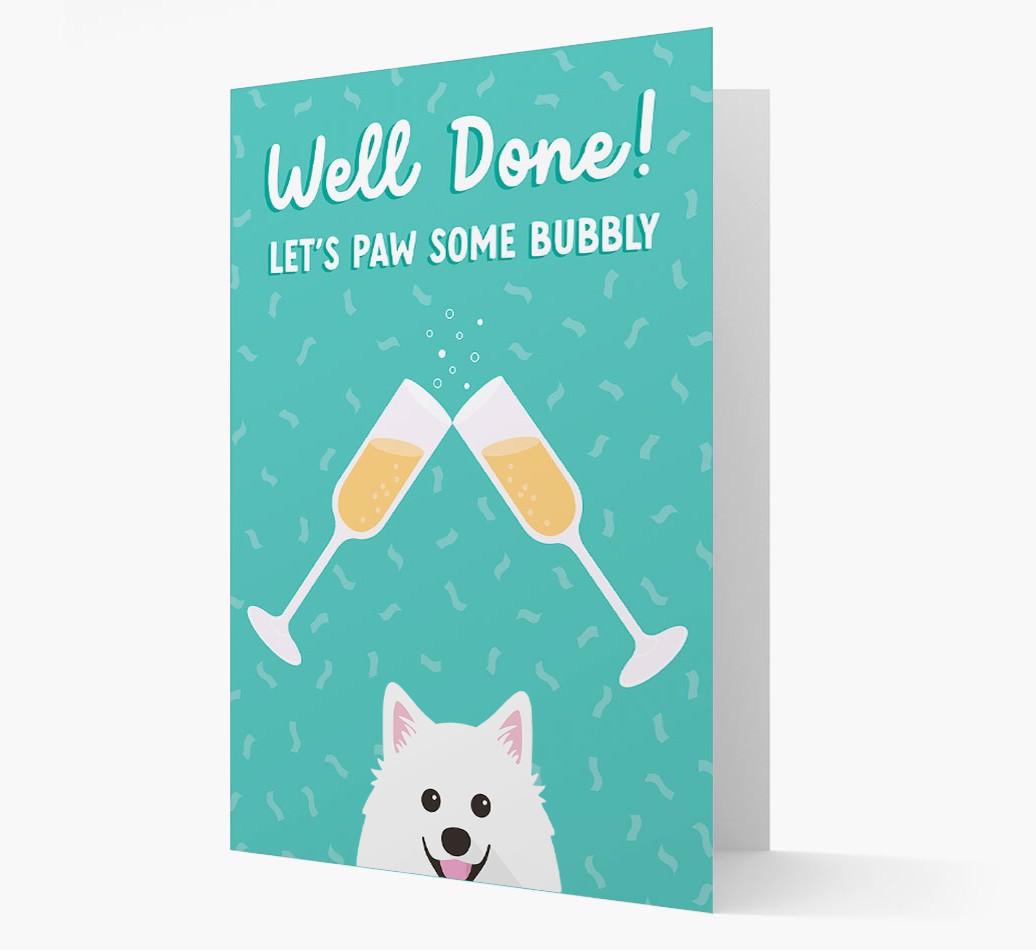 Let's Paw Some Bubbly: Personalized {breedFullName} Card
