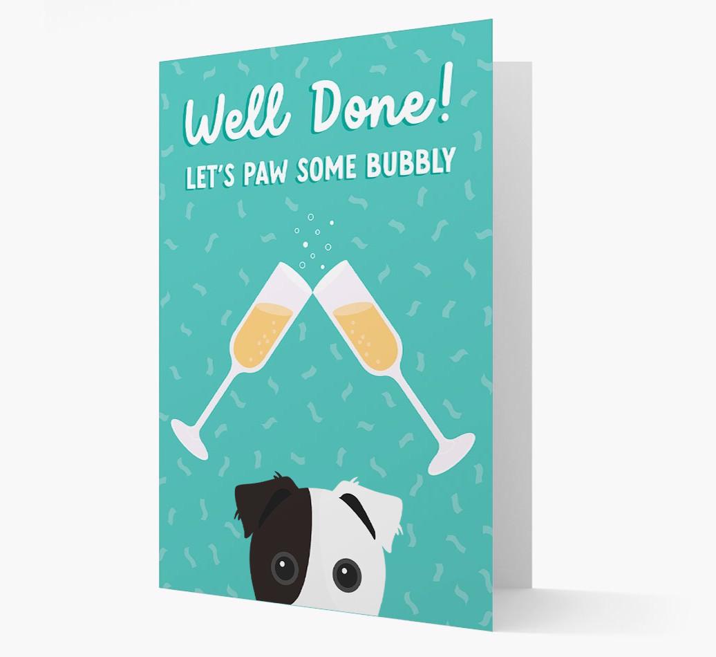 Let's Paw Some Bubbly: Personalized {breedFullName} Card