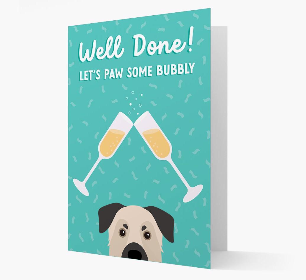 Let's Paw Some Bubbly: Personalized {breedFullName} Card
