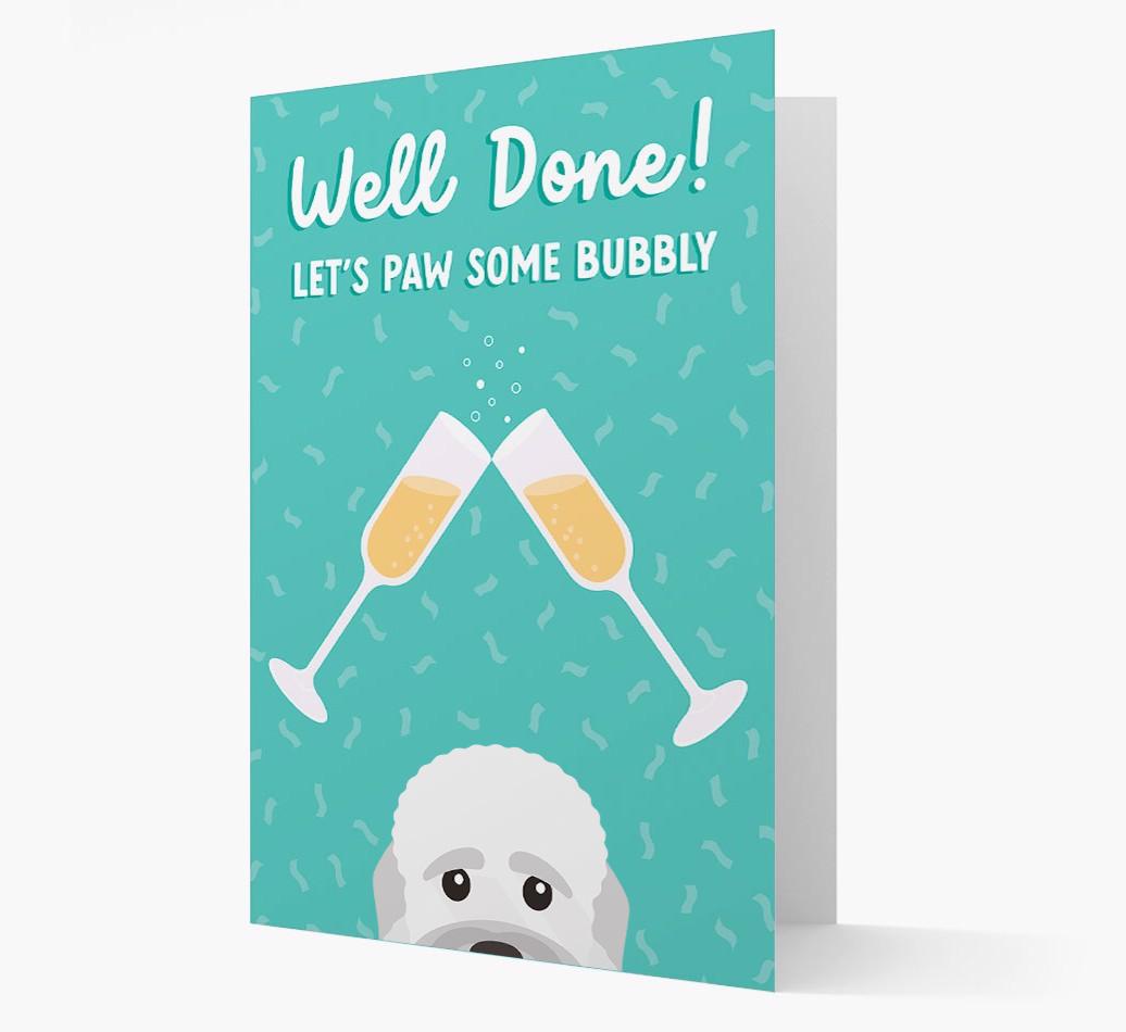 Let's Paw Some Bubbly: Personalized {breedFullName} Card
