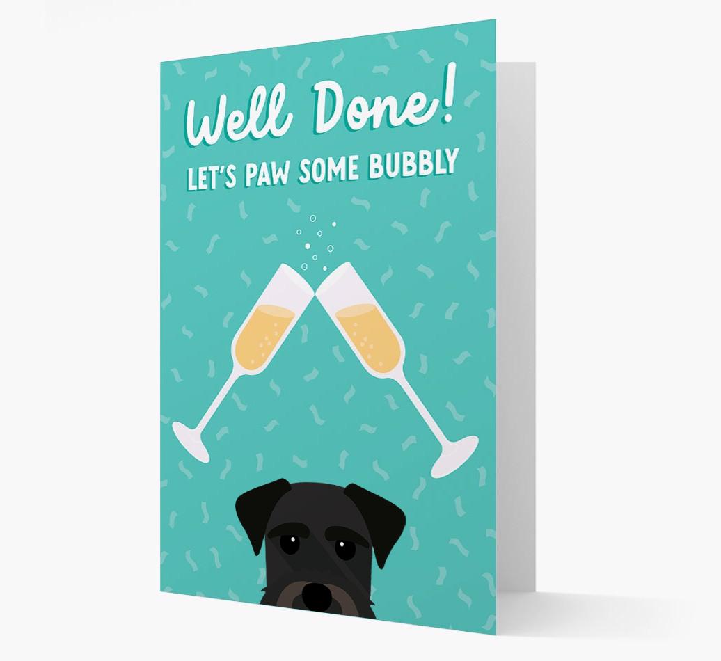 Let's Paw Some Bubbly: Personalized {breedFullName} Card