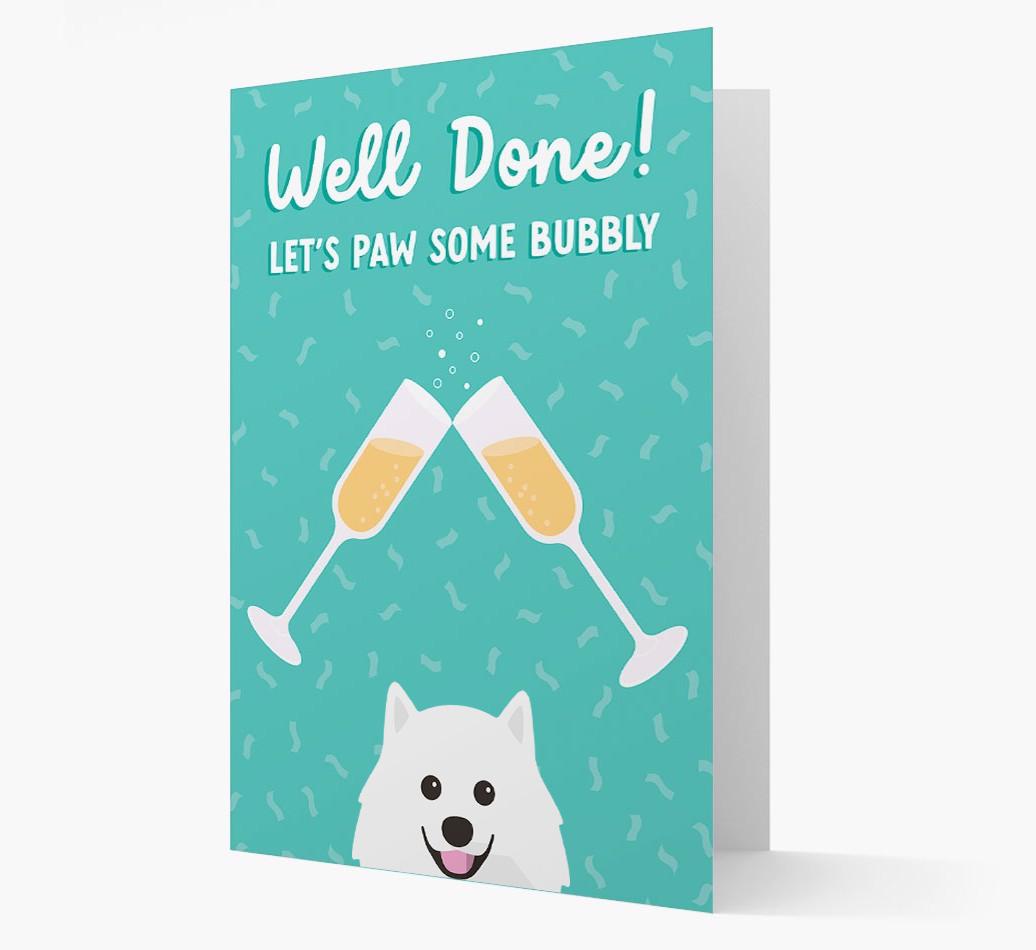 Let's Paw Some Bubbly: Personalized {breedFullName} Card