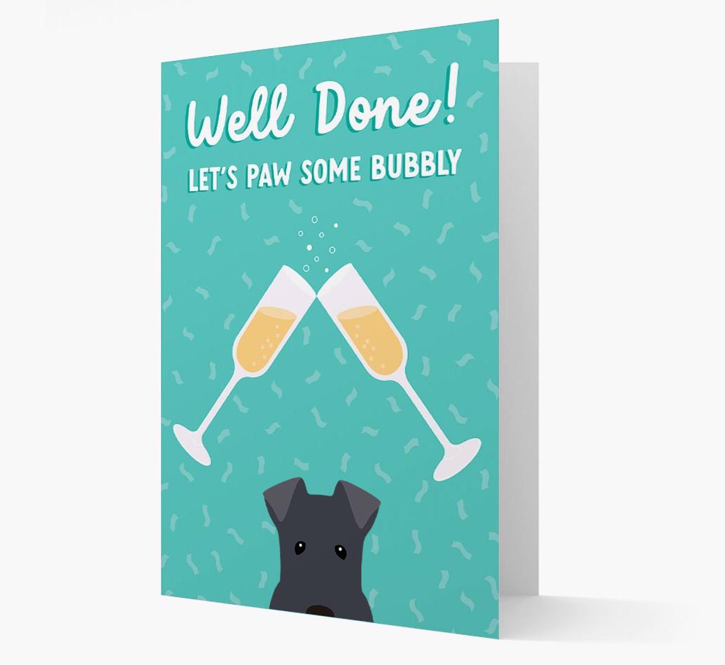 Let's Paw Some Bubbly: Personalized {breedFullName} Card