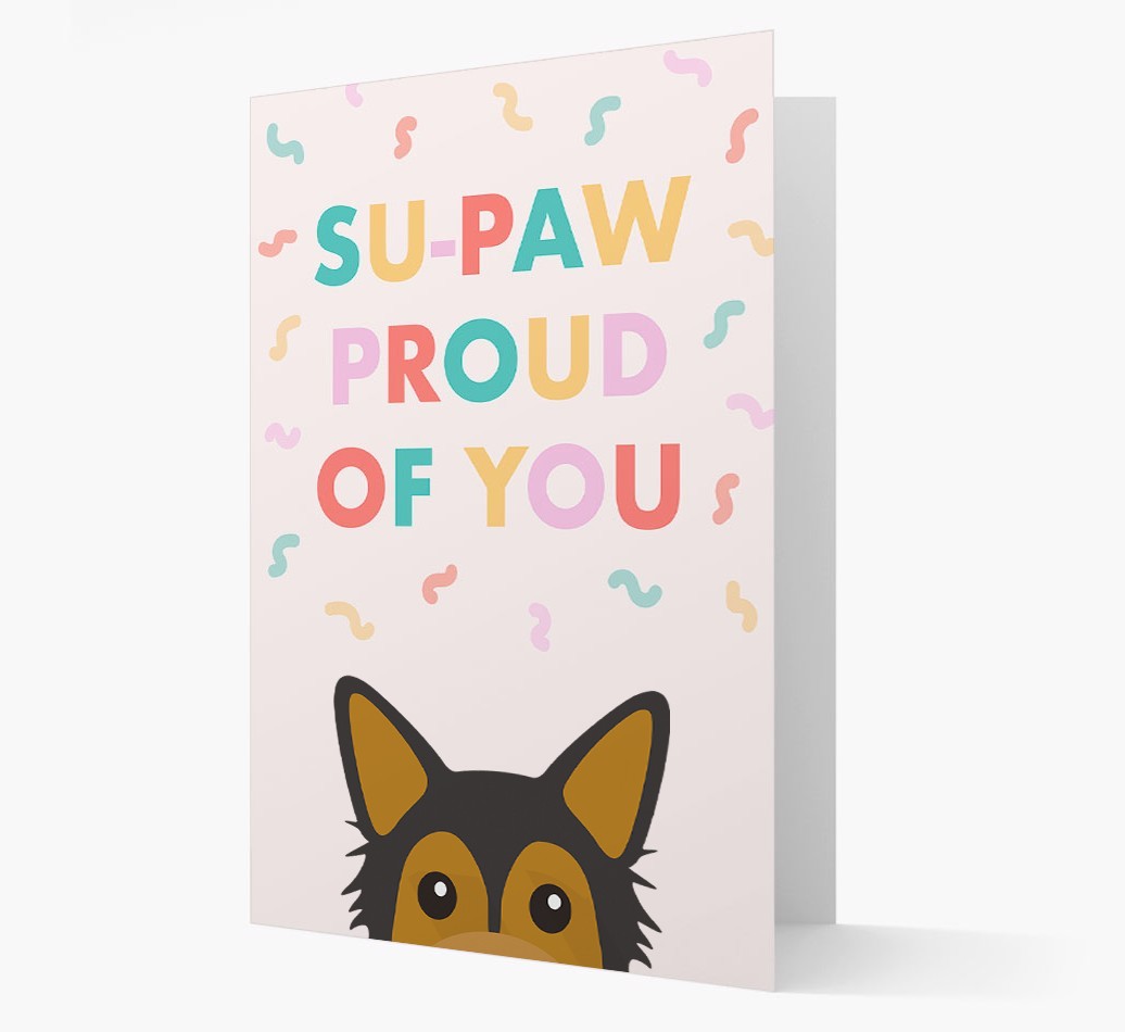 Su-paw Proud Of You: Personalised {breedFullName} Card