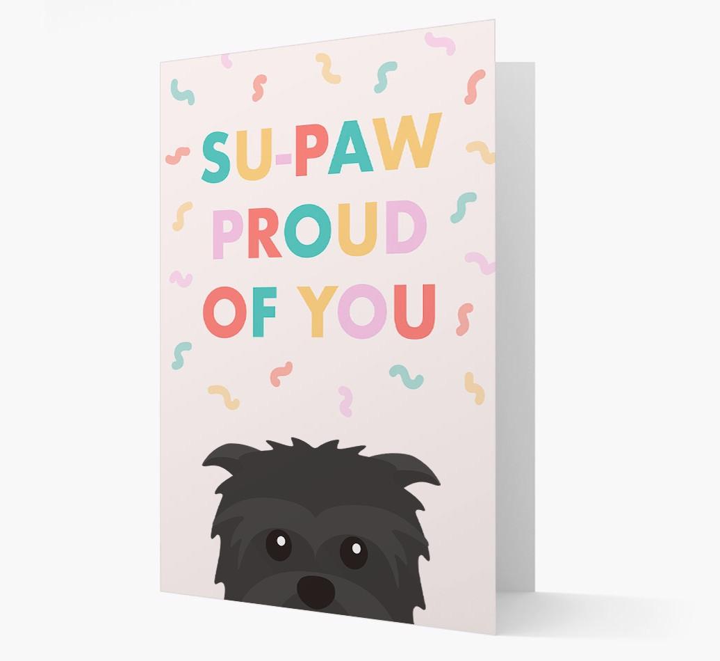 Su-paw Proud Of You: Personalized {breedFullName} Card