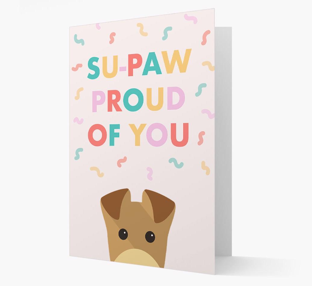Su-paw Proud Of You: Personalized {breedFullName} Card