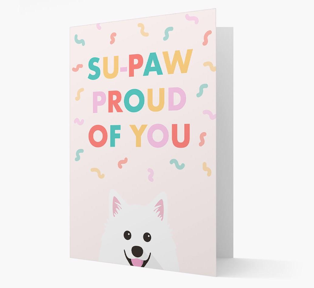 Su-paw Proud Of You: Personalized {breedFullName} Card