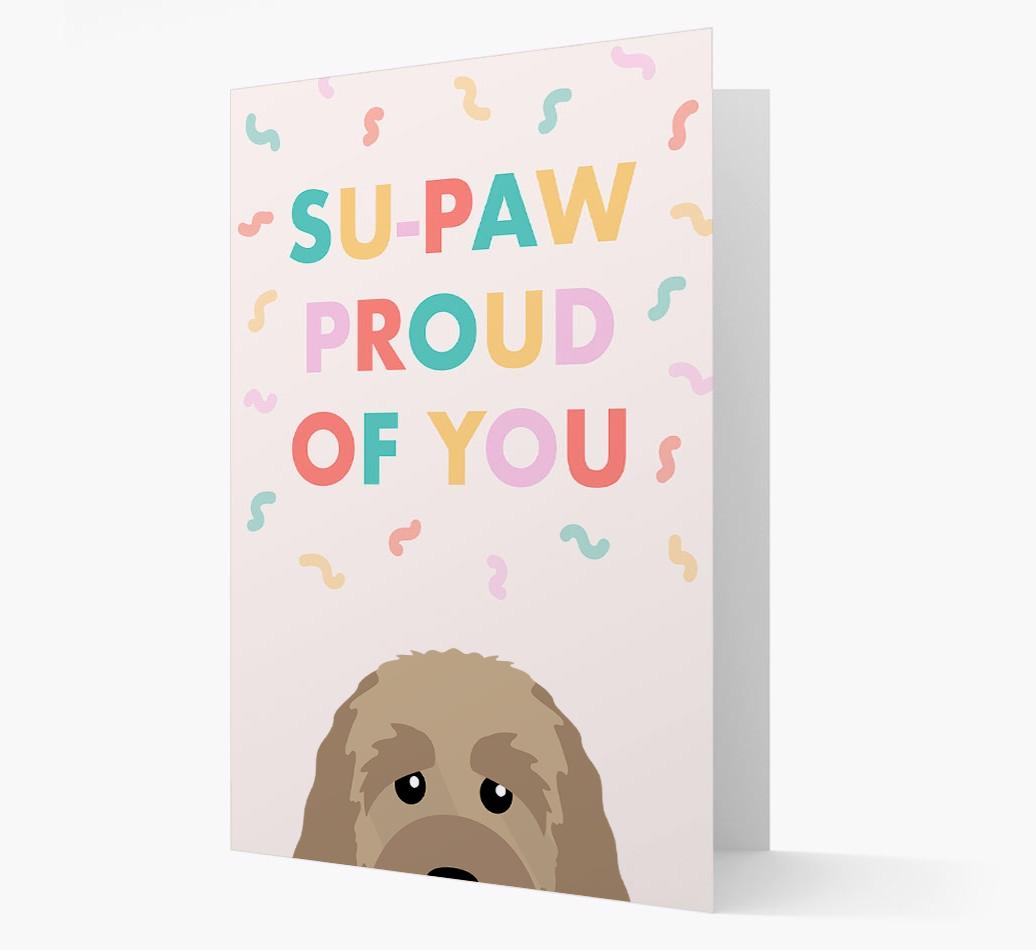 Su-paw Proud Of You: Personalized {breedFullName} Card