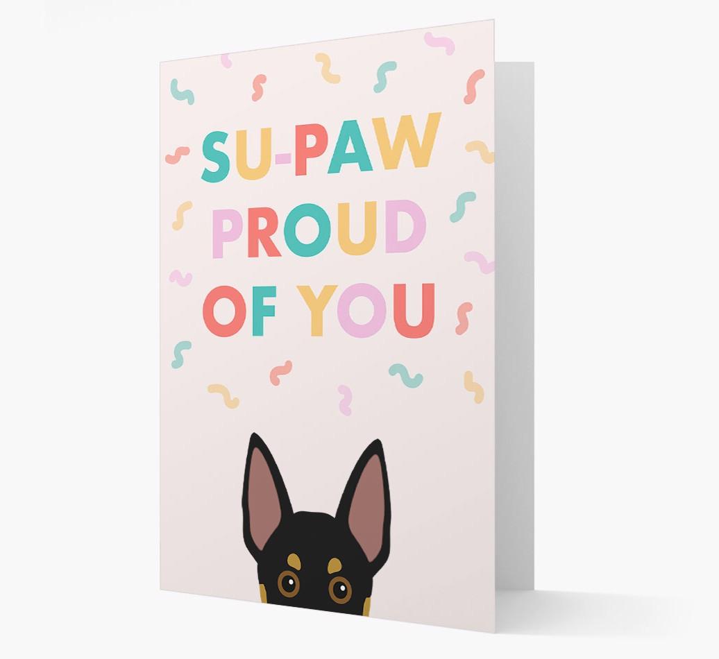 Su-paw Proud Of You: Personalized {breedFullName} Card
