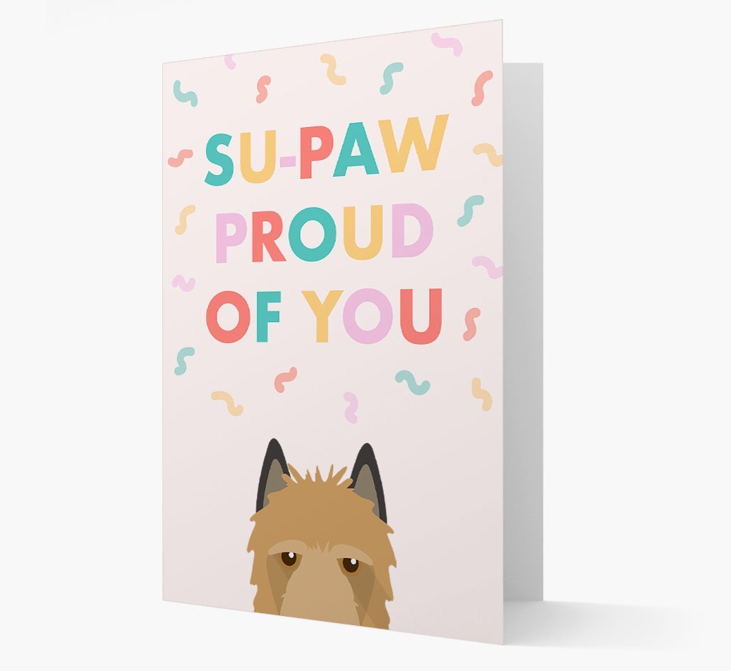 Su-paw Proud Of You: Personalized {breedFullName} Card