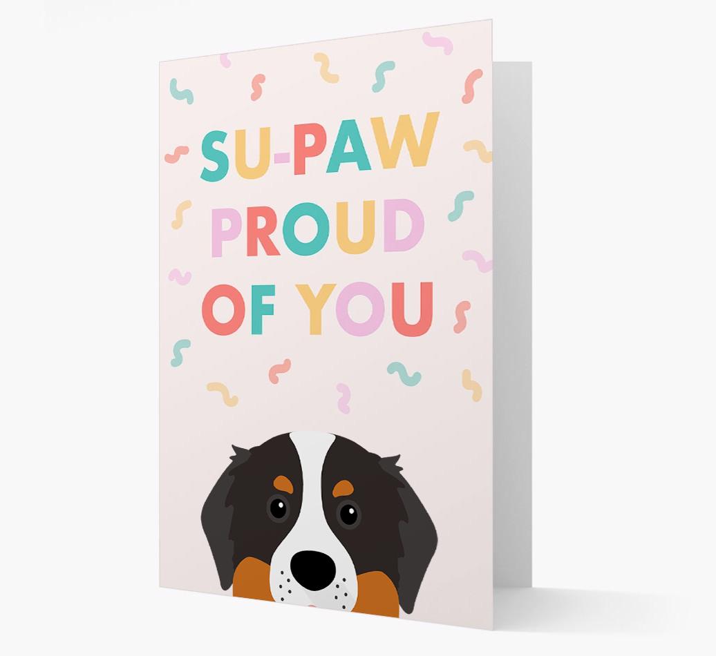 Su-paw Proud Of You: Personalized {breedFullName} Card