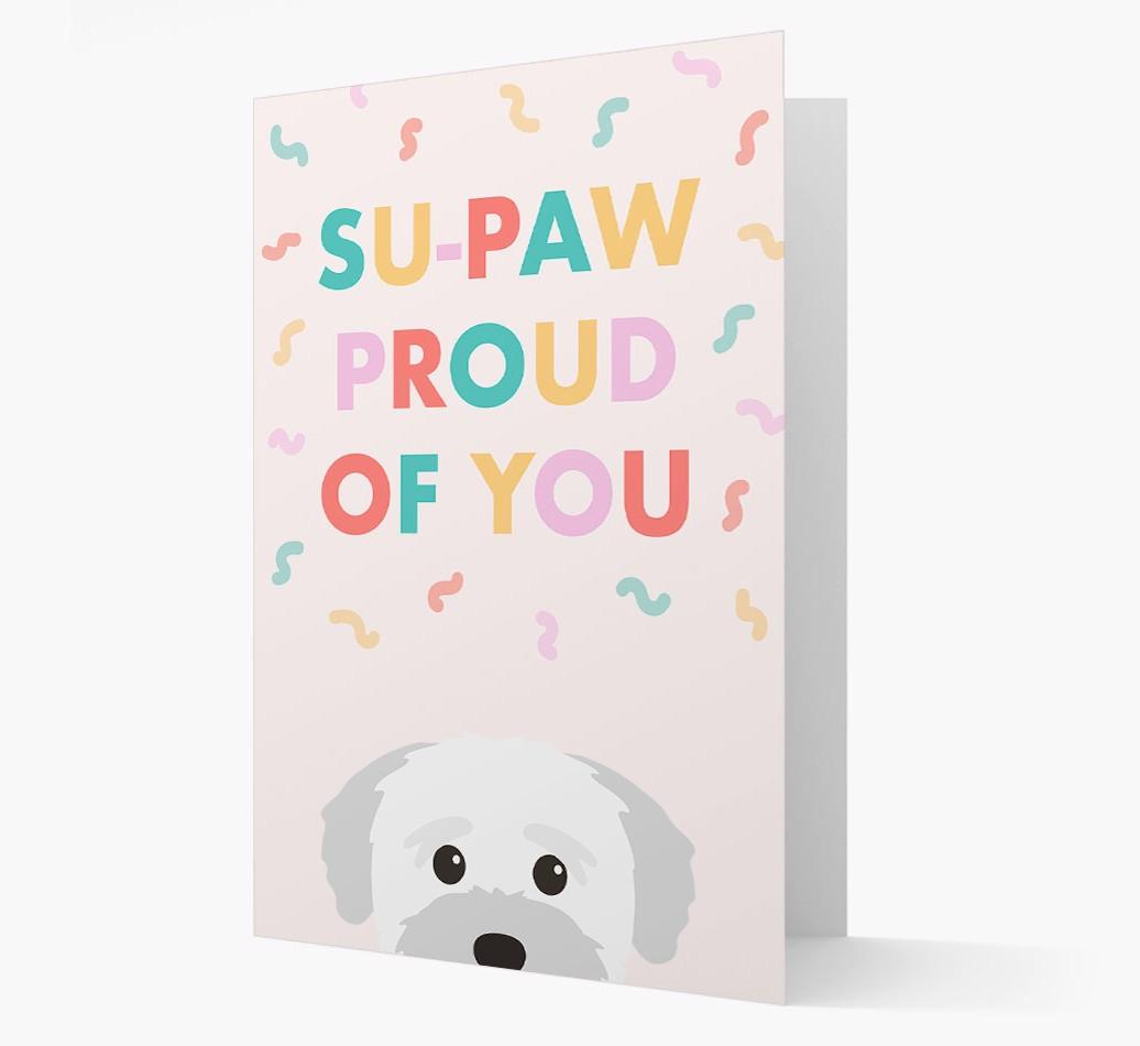Su-paw Proud Of You: Personalized {breedFullName} Card