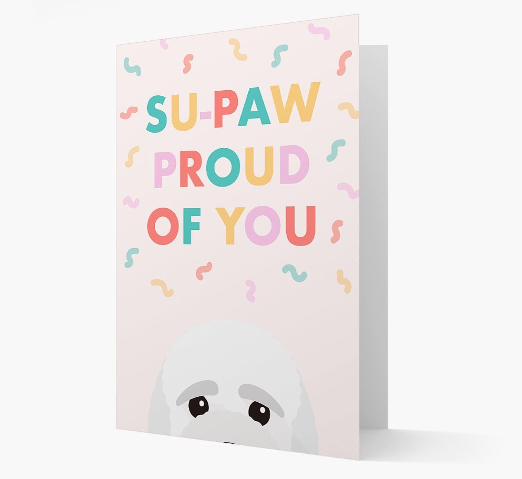 Su-paw Proud Of You: Personalized {breedFullName} Card