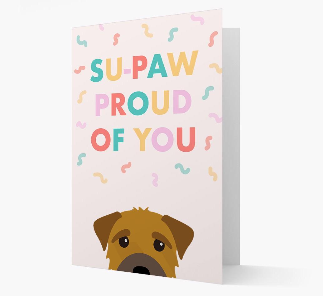 Su-paw Proud Of You: Personalized {breedFullName} Card