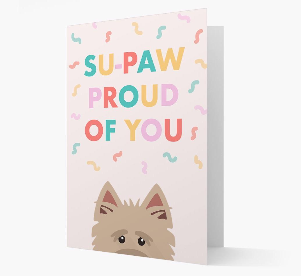 Su-paw Proud Of You: Personalized {breedFullName} Card