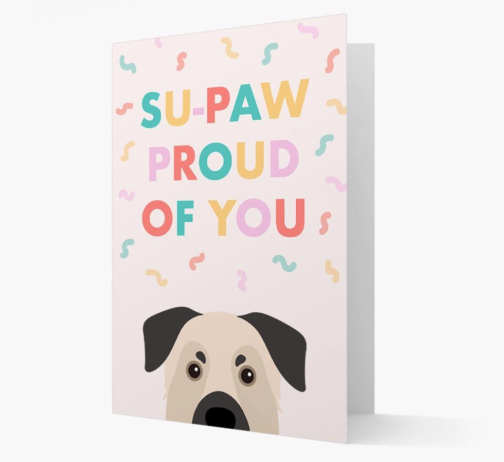 Su-paw Proud Of You: Personalized {breedFullName} Card