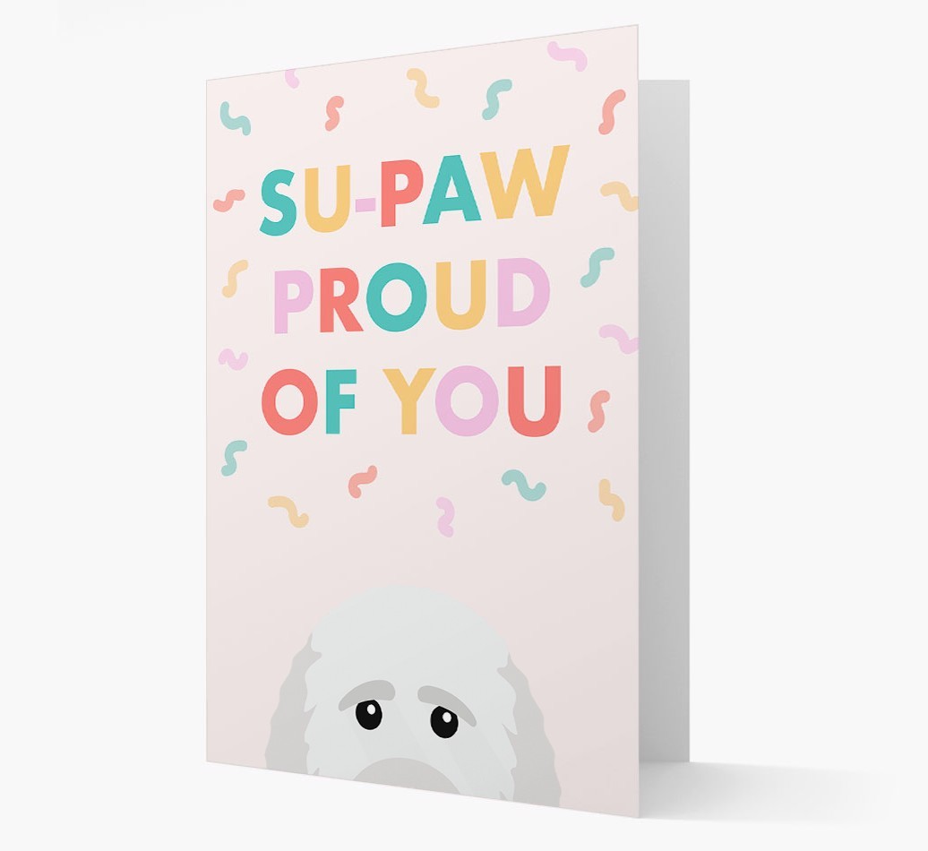 Su-paw Proud Of You: Personalized {breedFullName} Card