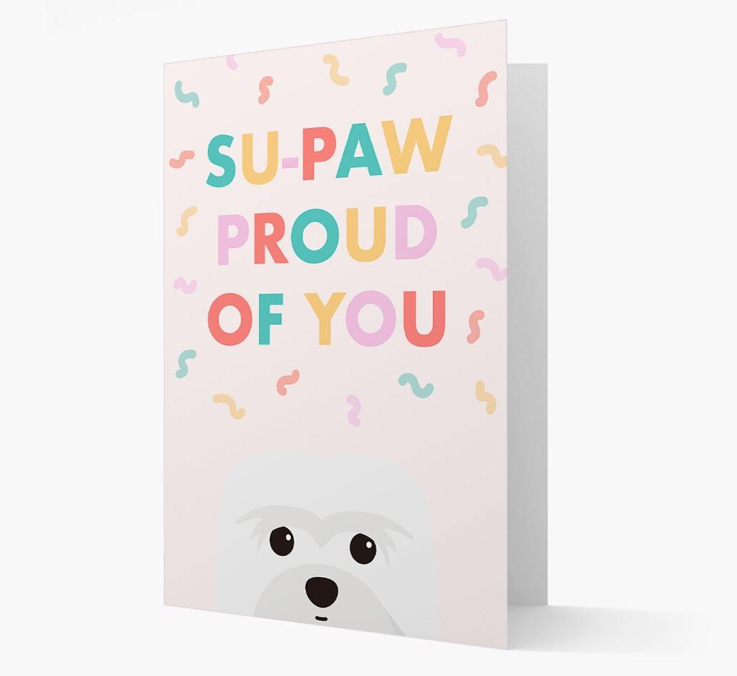 Su-paw Proud Of You: Personalized {breedFullName} Card