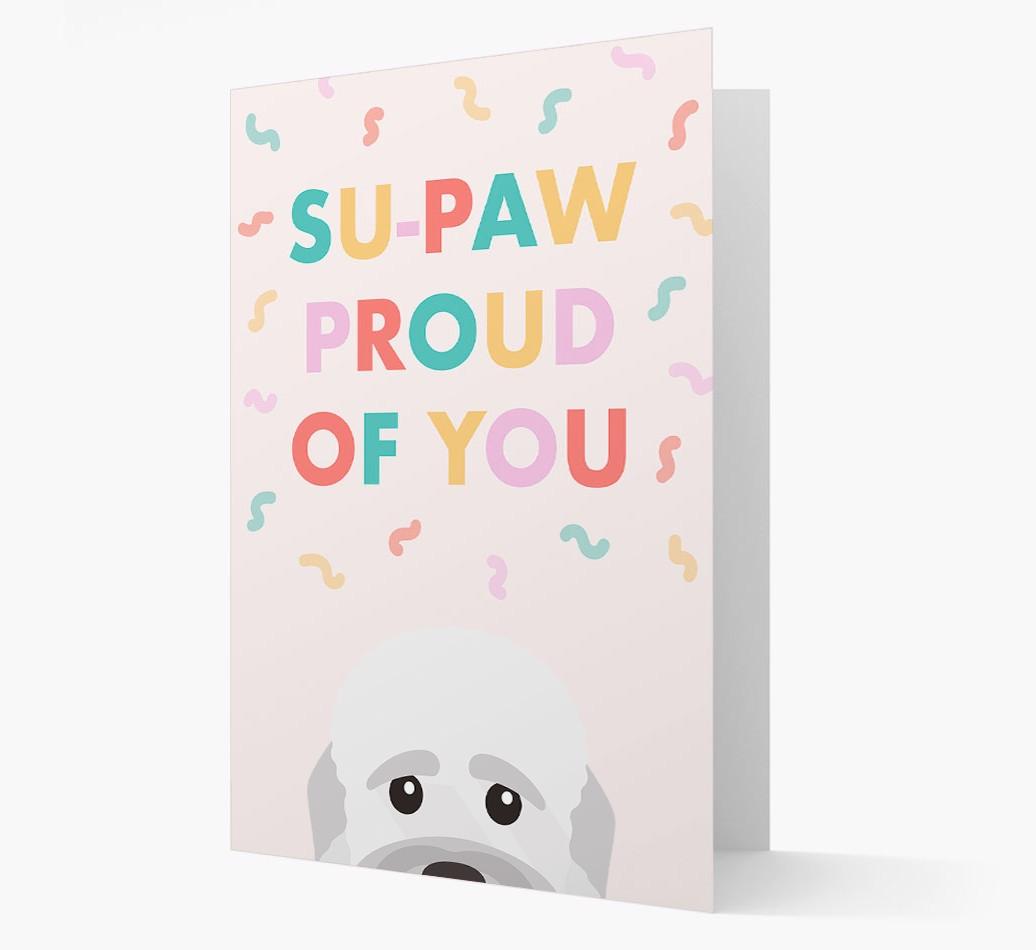 Su-paw Proud Of You: Personalized {breedFullName} Card