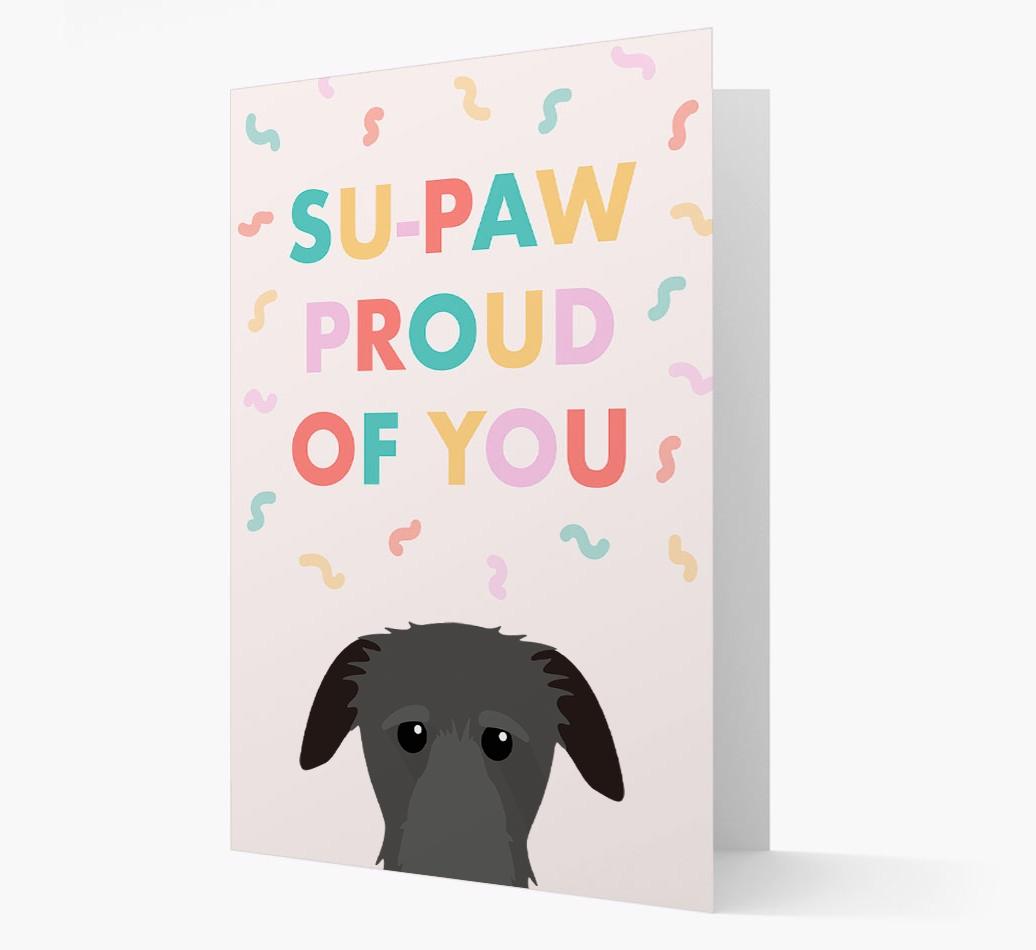 Su-paw Proud Of You: Personalized {breedFullName} Card