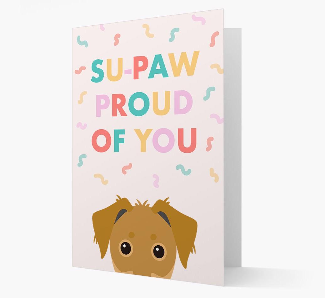 Su-paw Proud Of You: Personalized {breedFullName} Card