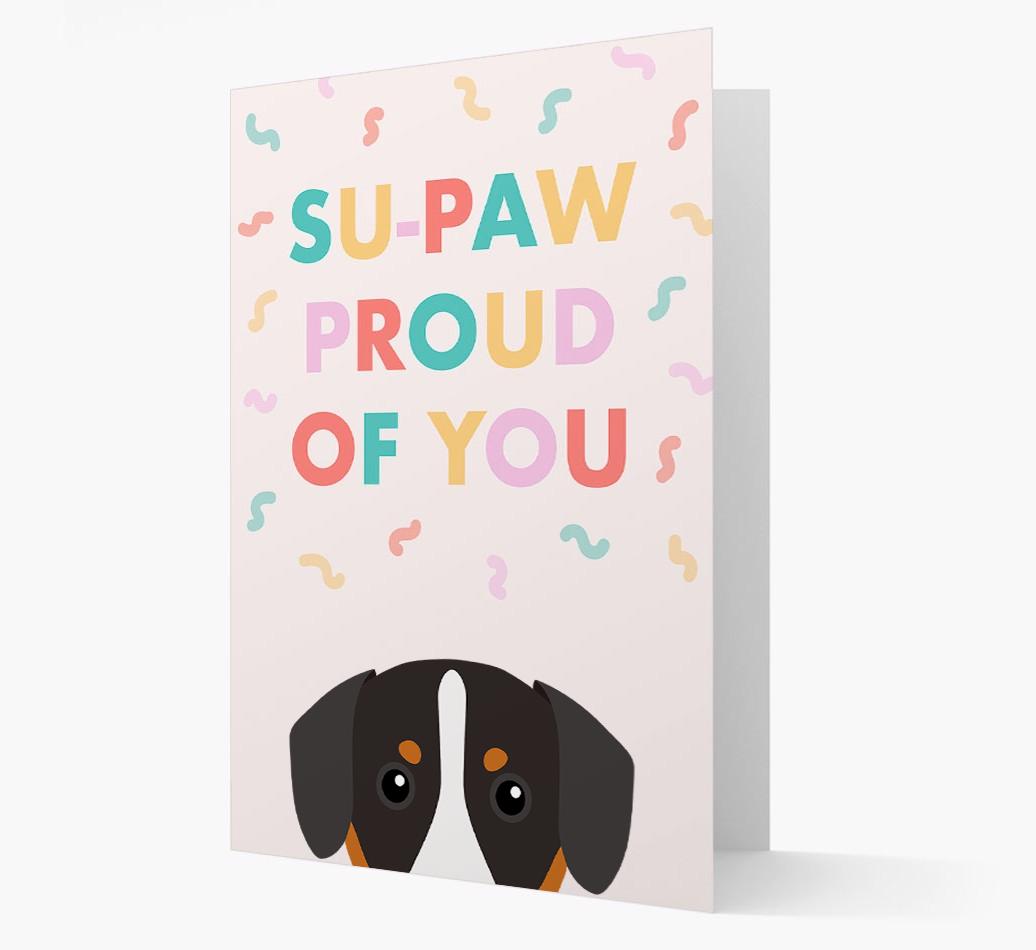 Su-paw Proud Of You: Personalized {breedFullName} Card
