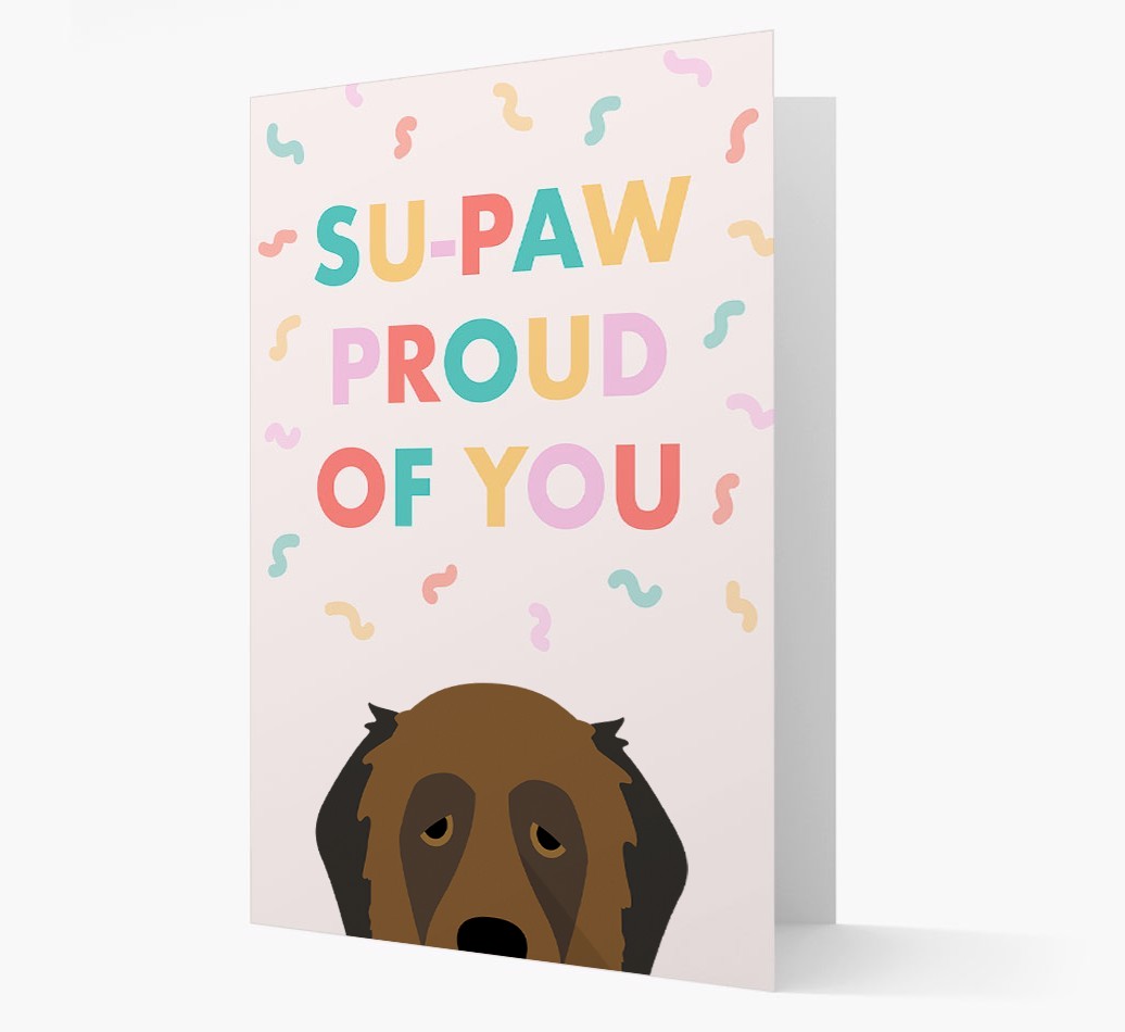Su-paw Proud Of You: Personalized {breedFullName} Card