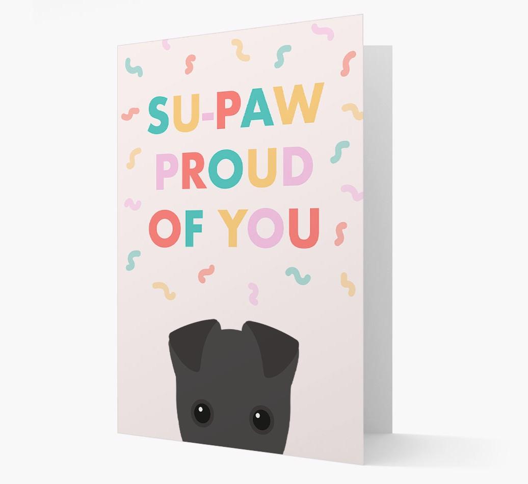 Su-paw Proud Of You: Personalized {breedFullName} Card