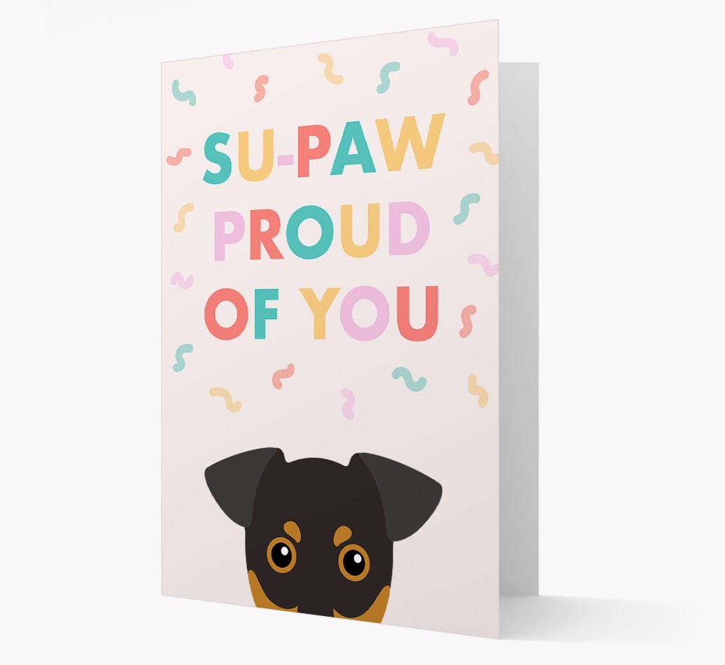 Su-paw Proud Of You: Personalized {breedFullName} Card