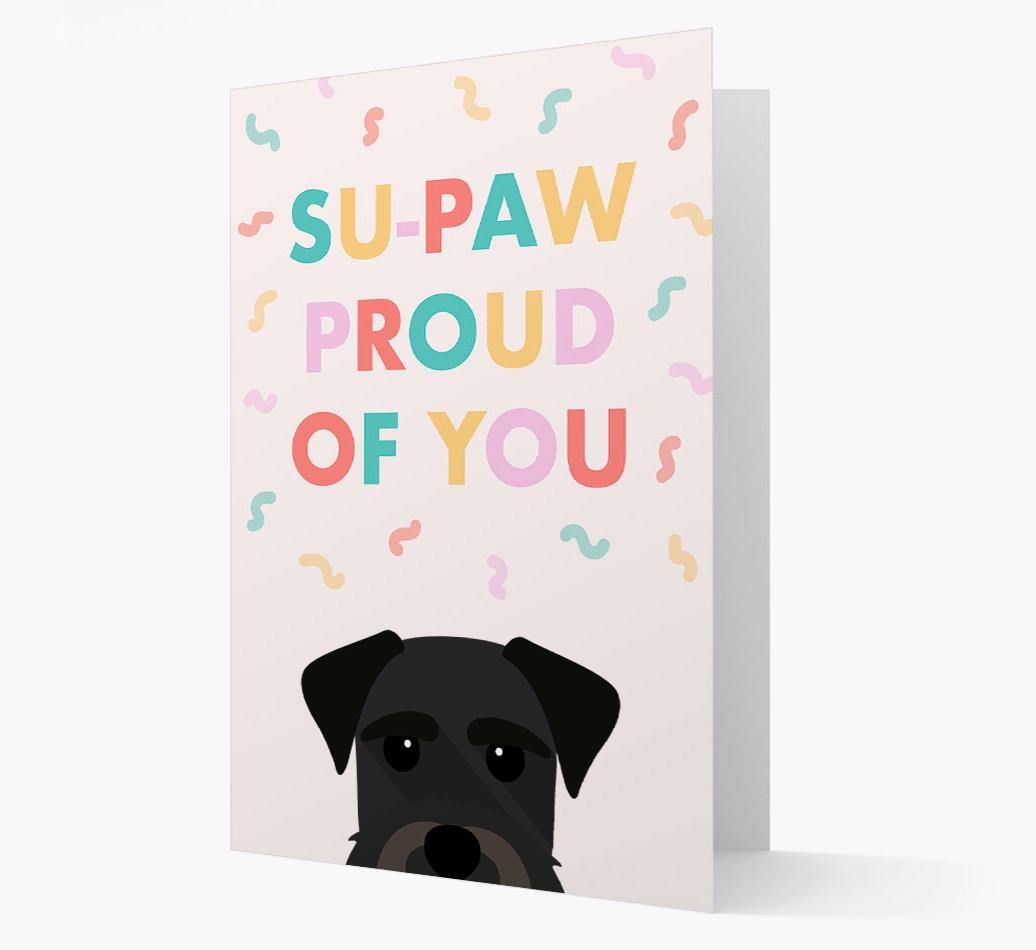 Su-paw Proud Of You: Personalized {breedFullName} Card