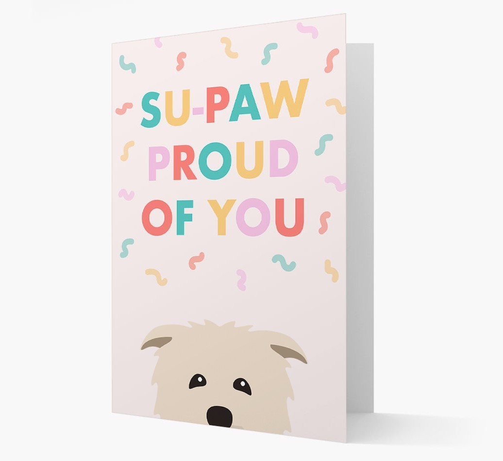 Su-paw Proud Of You: Personalized {breedFullName} Card