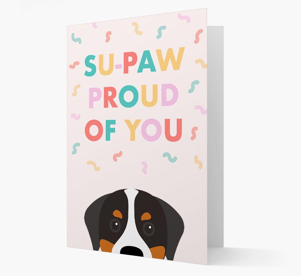 Su-paw Proud Of You: Personalized {breedFullName} Card