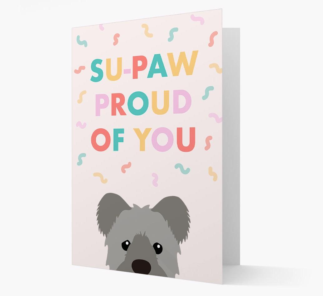 Su-paw Proud Of You: Personalized {breedFullName} Card