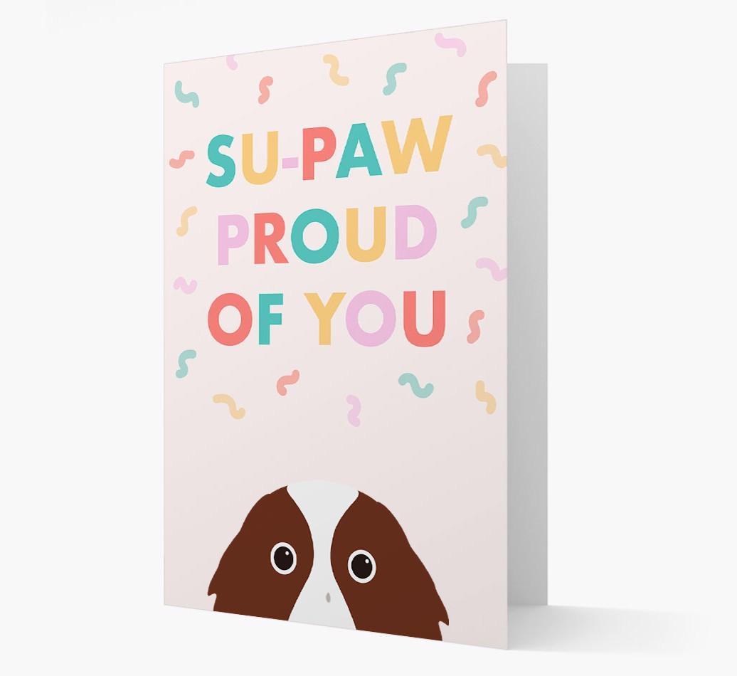 Su-paw Proud Of You: Personalized {breedFullName} Card