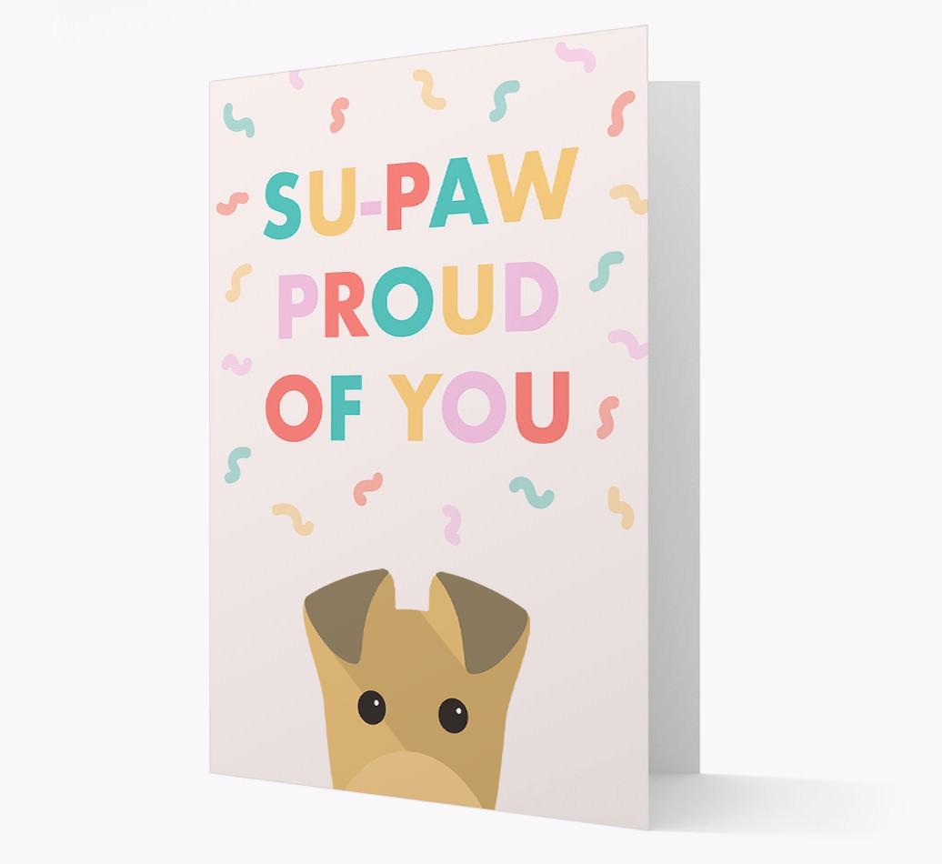 Su-paw Proud Of You: Personalized {breedFullName} Card