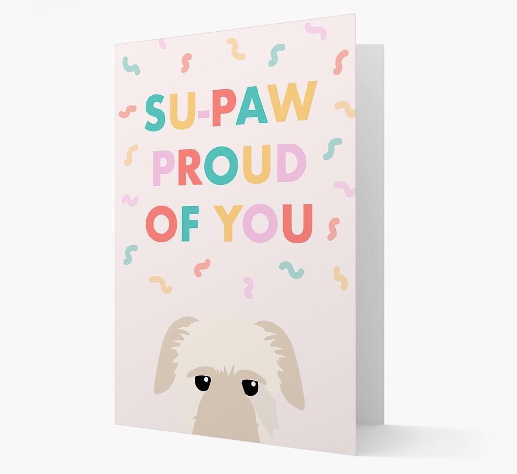 Su-paw Proud Of You: Personalized {breedFullName} Card