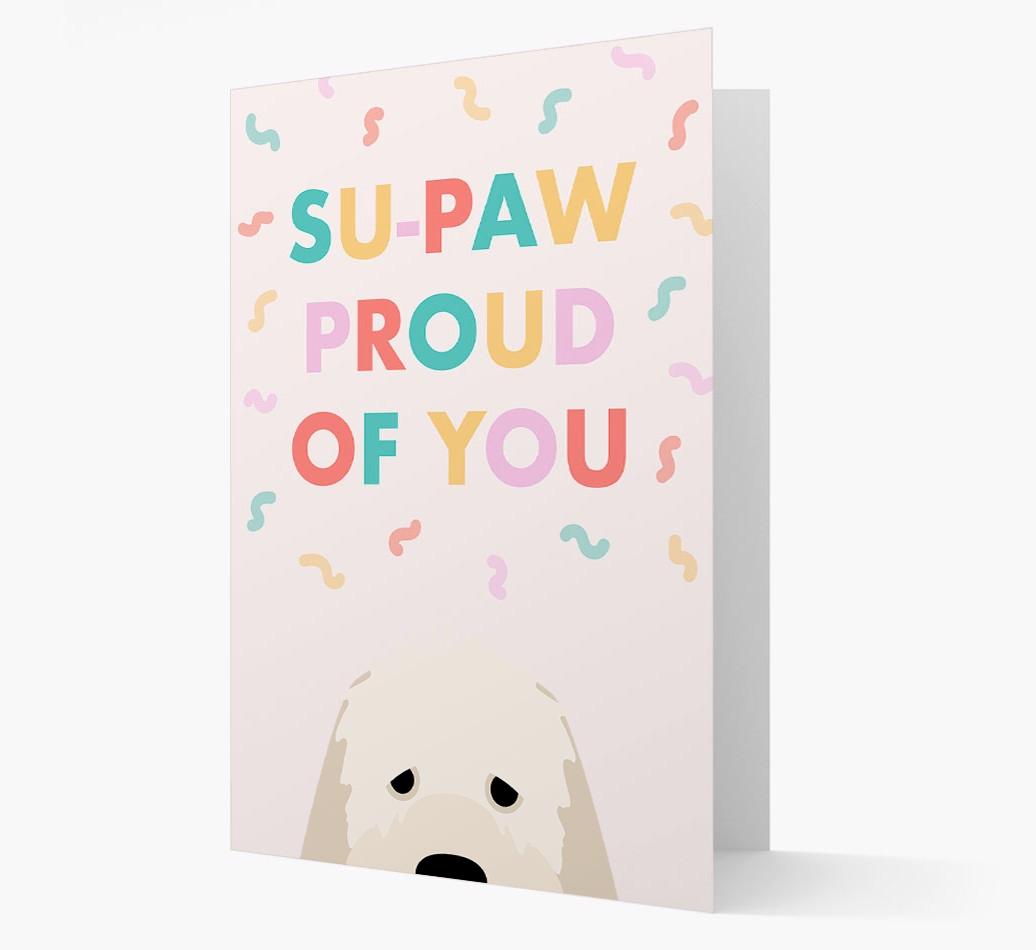 Su-paw Proud Of You: Personalized {breedFullName} Card