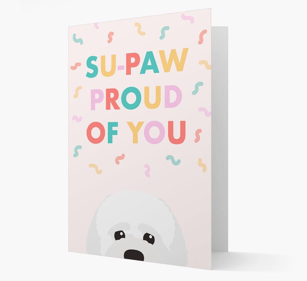 Su-paw Proud Of You: Personalized {breedFullName} Card