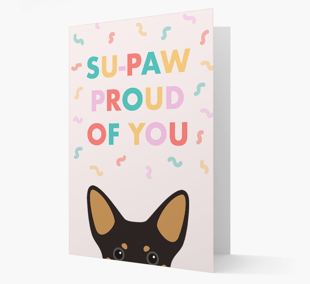 Su-paw Proud Of You: Personalized {breedFullName} Card