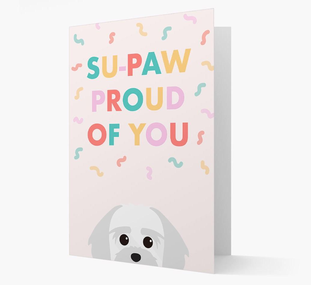 Su-paw Proud Of You: Personalized {breedFullName} Card