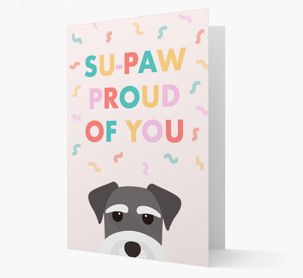 Su-paw Proud Of You: Personalized {breedFullName} Card