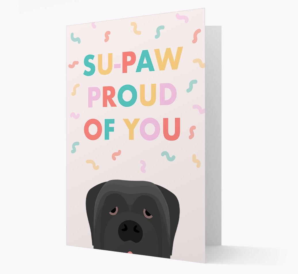 Su-paw Proud Of You: Personalized {breedFullName} Card