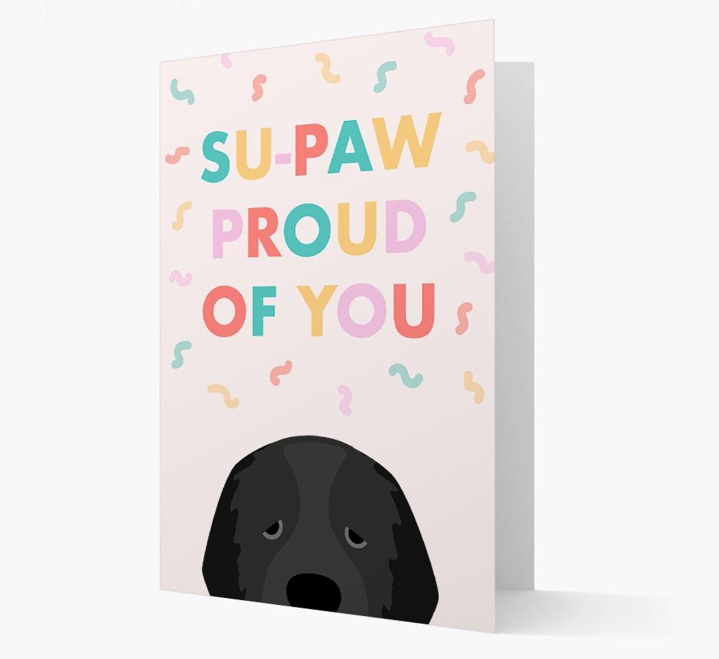 Su-paw Proud Of You: Personalized {breedFullName} Card