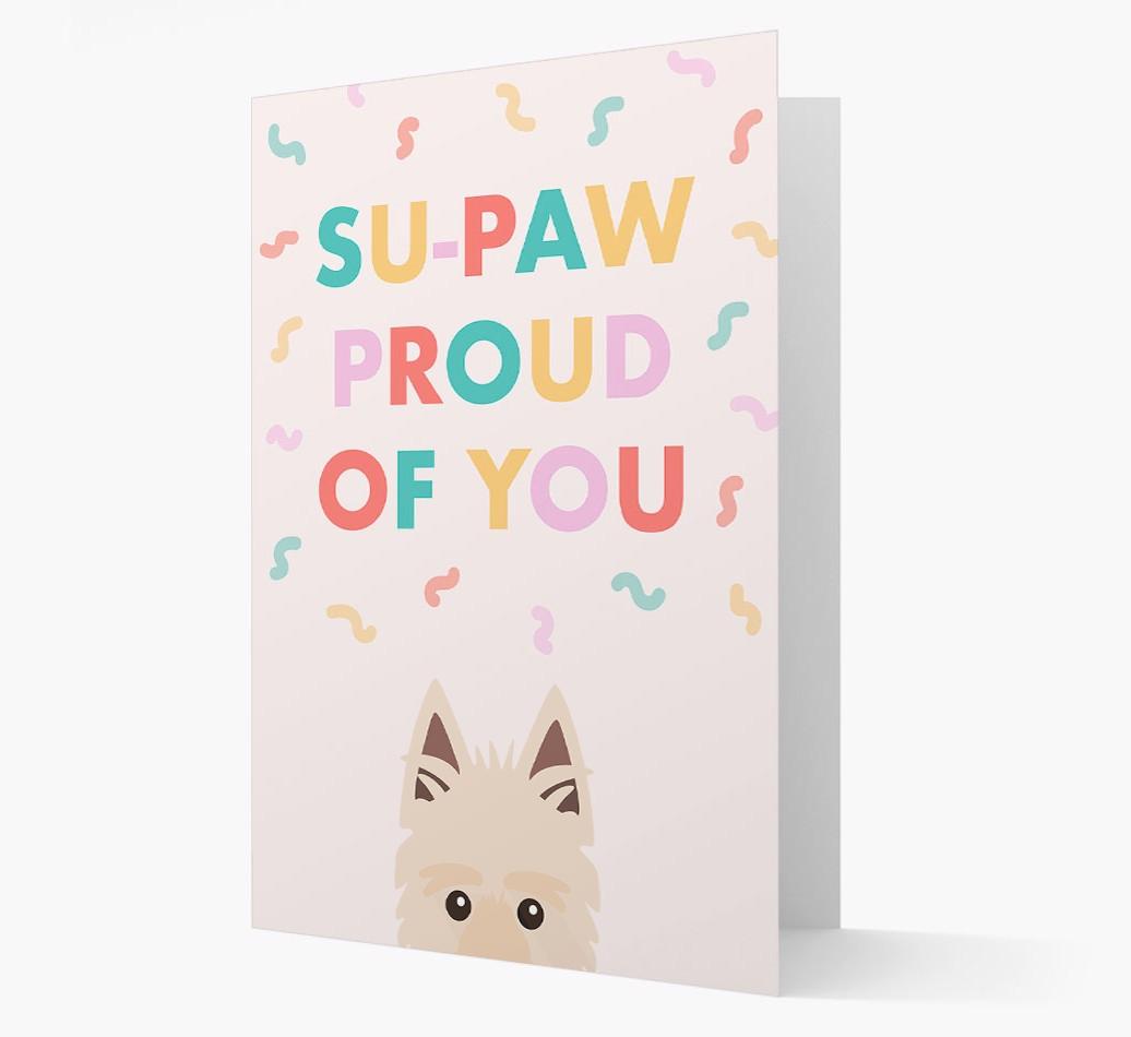 Su-paw Proud Of You: Personalized {breedFullName} Card