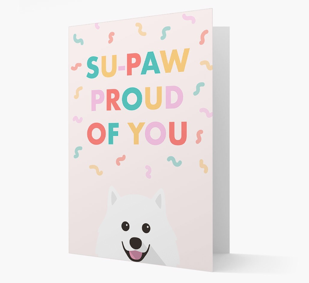 Su-paw Proud Of You: Personalized {breedFullName} Card