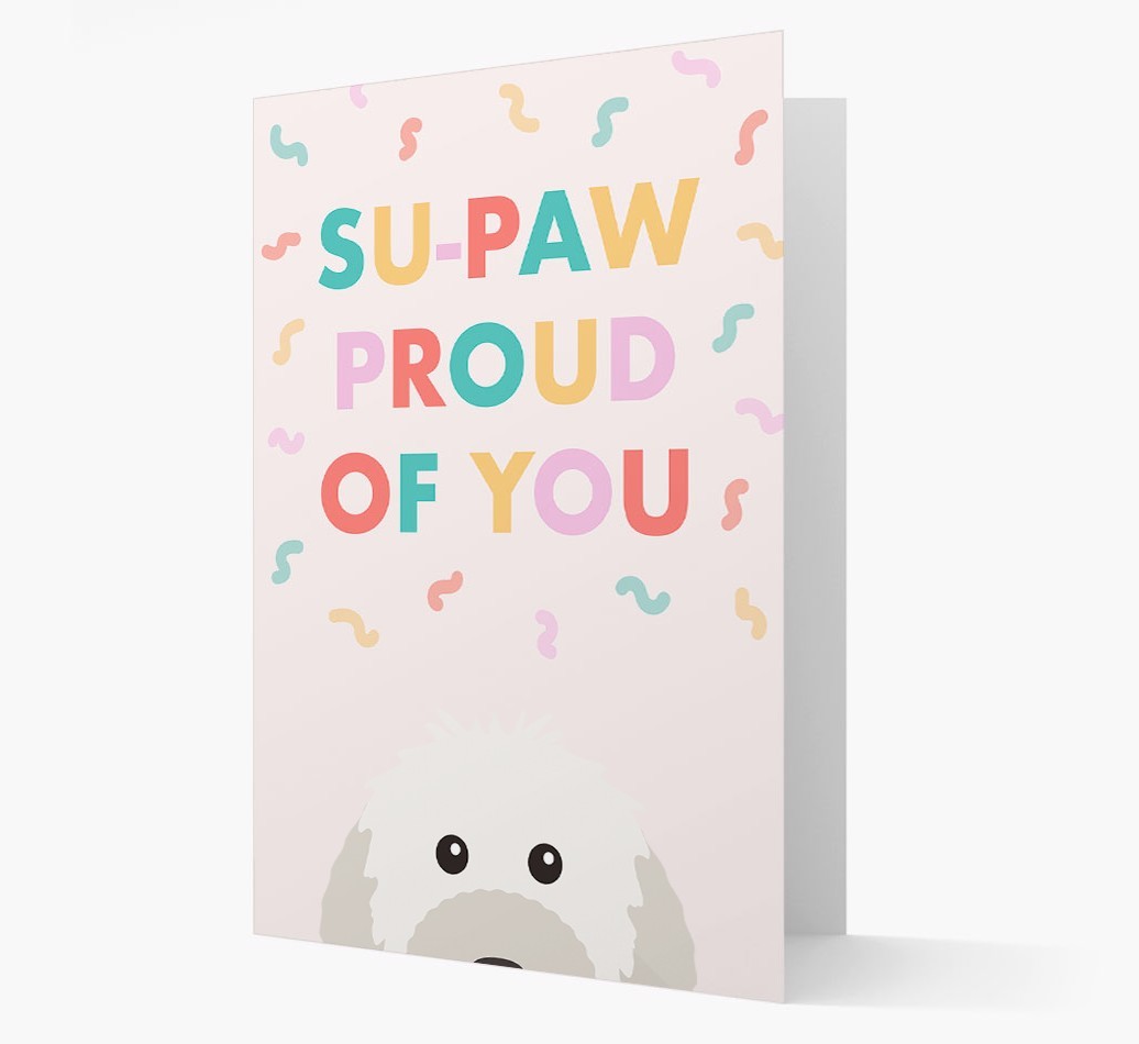 Su-paw Proud Of You: Personalized {breedFullName} Card