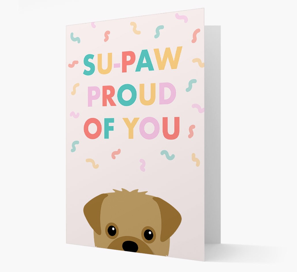 Su-paw Proud Of You: Personalized {breedFullName} Card